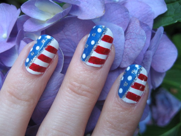 4th of July Nail Art. View larger photo. Inappropriate