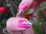 Girly Glamour Party Nail Art