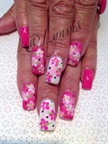 Pink &amp; White Floral
