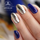 Silver and blue