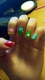 Mario Bros nails