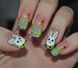 Cute bunny Easter Design