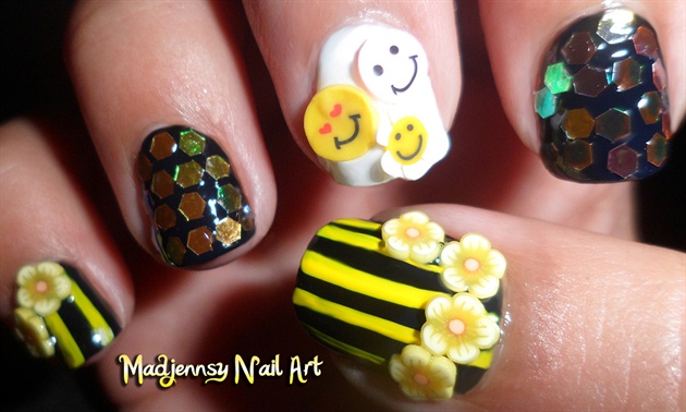 Bee Inspired Nail Art!