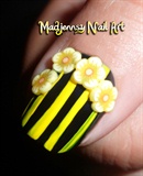 Bumblebee Inspired Nails!