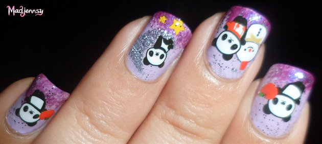 Cute Panda Nails!