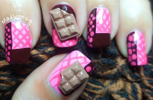 Chocolate Themed Nail Art - wide 10