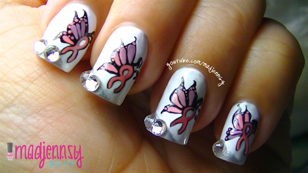 Unique Breast Cancer Awareness Butterfly