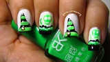 Poisonous Skulls and Witch Hat Nail Art