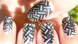 Weave Nail Art (Freehand)