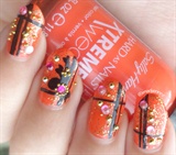 Gift Wrapped Nail Art