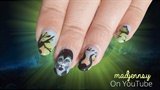 Maleficent Nail Art
