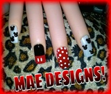 MICKEY &amp; MINNIE MOUSE NAILS