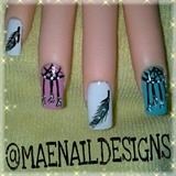 DREAM CATCHER &amp; FEATHERS NAILS