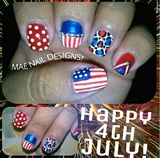 HAPPY 4TH OF JULY NAILS!