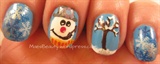 Frosty the snowman nails