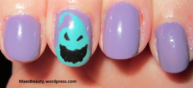 1. Oogie Boogie Inspired Nail Art - wide 6