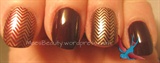 Brown and copper Nial stamping