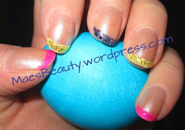 Easter French Mani