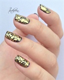 Black And Gold Triangles