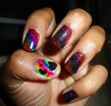 My attempted Rainbow Crackle