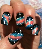 ALM inspired Galaxy nails