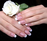 Acrylic French (extended nail beds)
