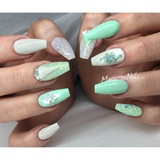 Spring Coffin Nails 