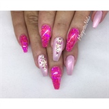 Pink Summer Nails 