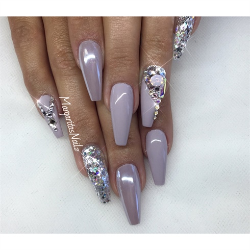 Bling Coffin Nails 