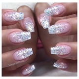 Glitter Ombr&#233; Nails 