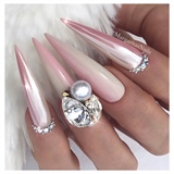 Pink Vanilla Ombr&#233; Bling Stilettos 
