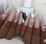 Nude Coffin Nails 