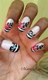 Black&amp;White manicure