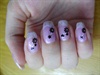 violet french manicure