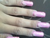 baby pink nail art