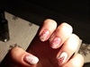 pink x-mas nails &lt;3