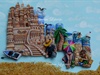 Sand Castels, 3D Acrylic Sculpture