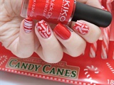 Candy canes nails