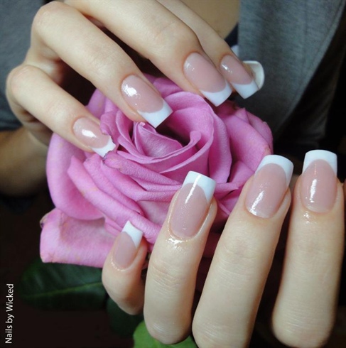 Classic French Nails