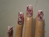 degraded pink &amp; swirls nails!