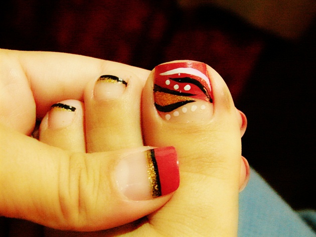 My toe! ( ړײ) 