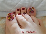 flowers on my toes