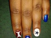 Dallas Cowboys Fan Nails