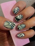 5th .. marble nail art
