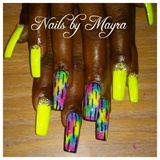 neon nails 