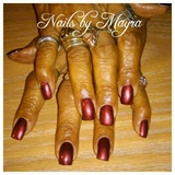 copper red nail