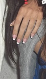 Simple French nails