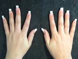 Natural Tips With French Gel Overlay