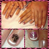 Mother Daughter French Manis
