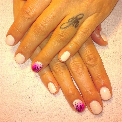 Pink Ombre Accent